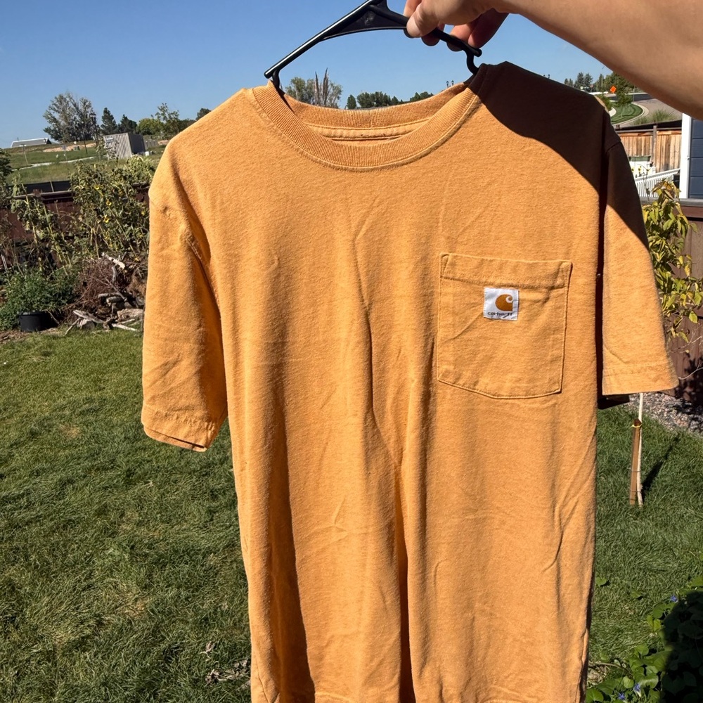 Carhartt Men's Short Sleeve Tee in Orange